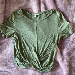 Green Croptop from Cozy Casual